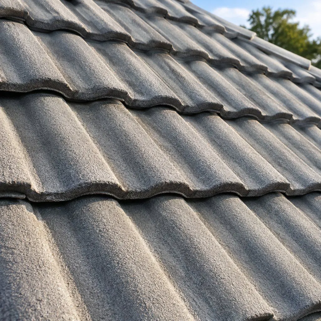 Tile roof detail